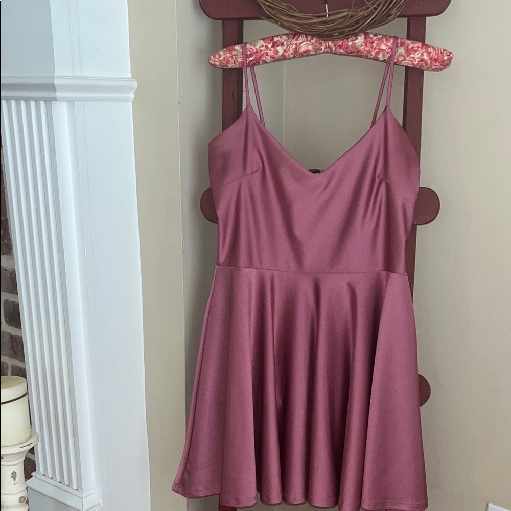 Windsor Heather Rose Satin Dress